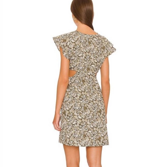 Rails Nyla Vine Mini Dress in Olive - Picture 3 of 10